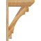 Ekena Millwork Merced Slat Rough Sawn Outlooker, Western Red Cedar, 8"W x 28"D x 40"H OUT08X28X40MRC06RWR - alternate 3